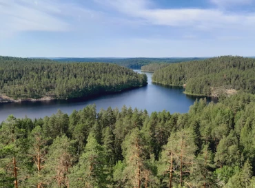 Vaade Olhava kaljult Repovesi rahvuspargis